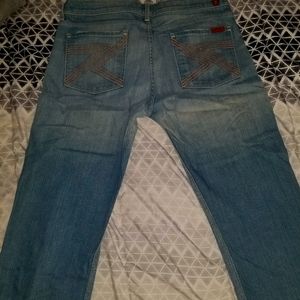 Wide leg denim